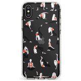 Yoga Poses Clear Slim TPU Phone Case Warehouse X XS Max XR