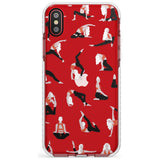 Yoga Poses Clear Slim TPU Phone Case Warehouse X XS Max XR