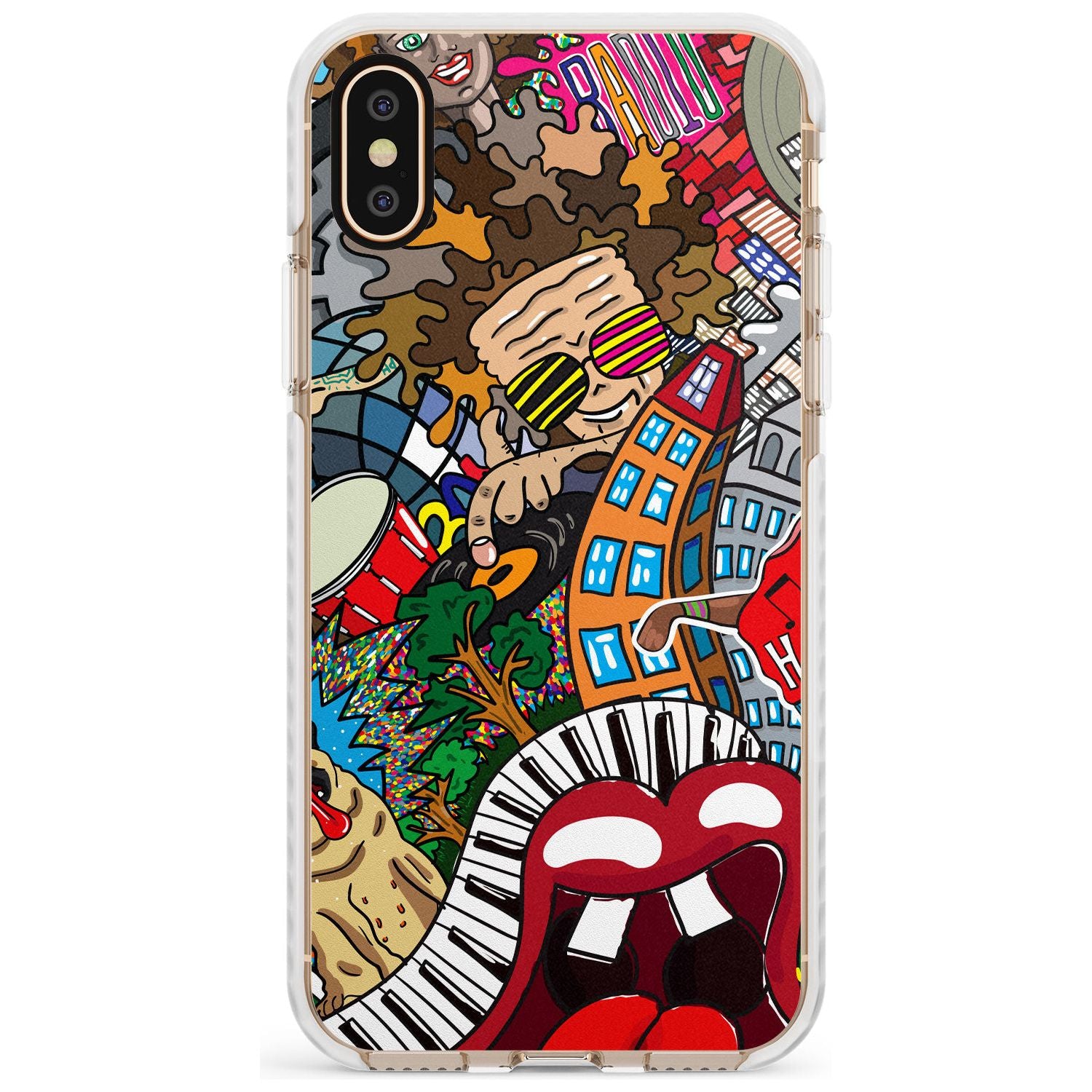 Noise Complaint Slim TPU Phone Blanc Space X XS Max XR
