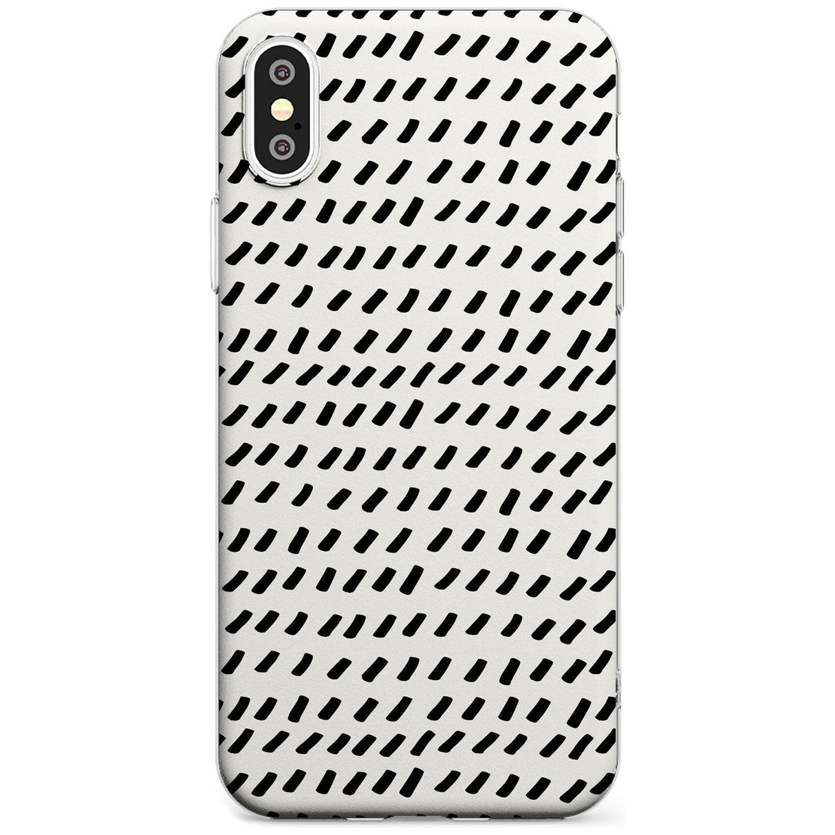 Hand Drawn Lines Pattern Slim TPU Phone Case Warehouse X XS Max XR