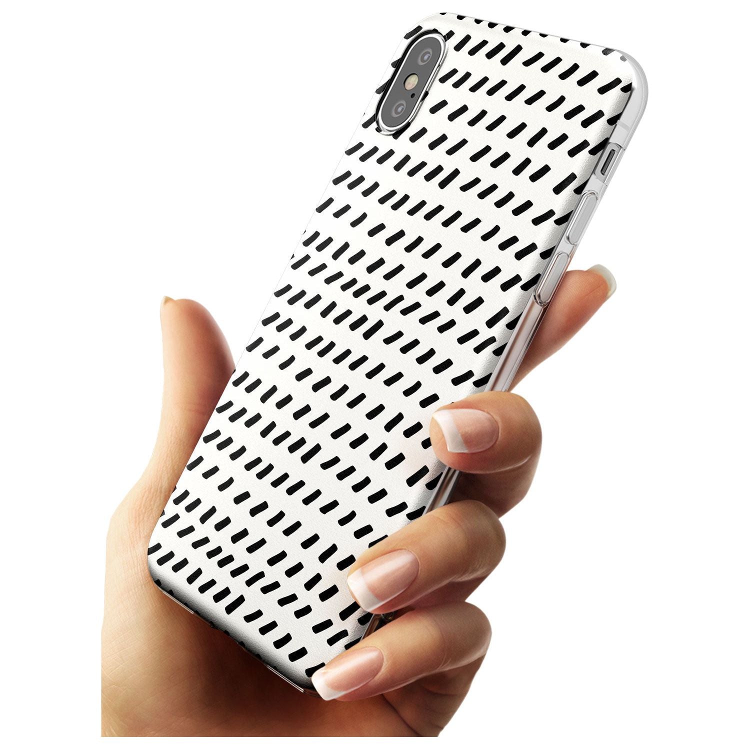 Hand Drawn Lines Pattern Slim TPU Phone Case Warehouse X XS Max XR