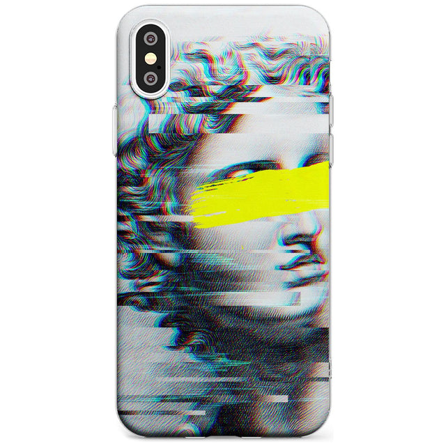 GLITCHED FRAGMENT Black Impact Phone Case for iPhone X XS Max XR