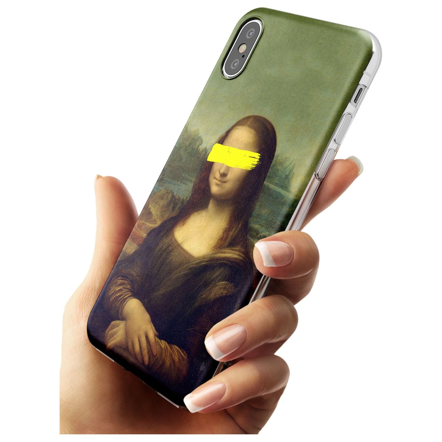 VANDALED MONA LISA Black Impact Phone Case for iPhone X XS Max XR