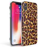 Gold Leopard Print Phone Case iPhone X / iPhone XS / Clear Case,iPhone XR / Clear Case,iPhone XS MAX / Clear Case Blanc Space