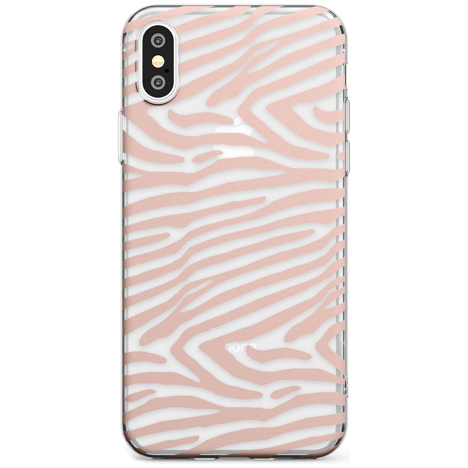 Horizontal Zebra Stripes Transparent Animal Print