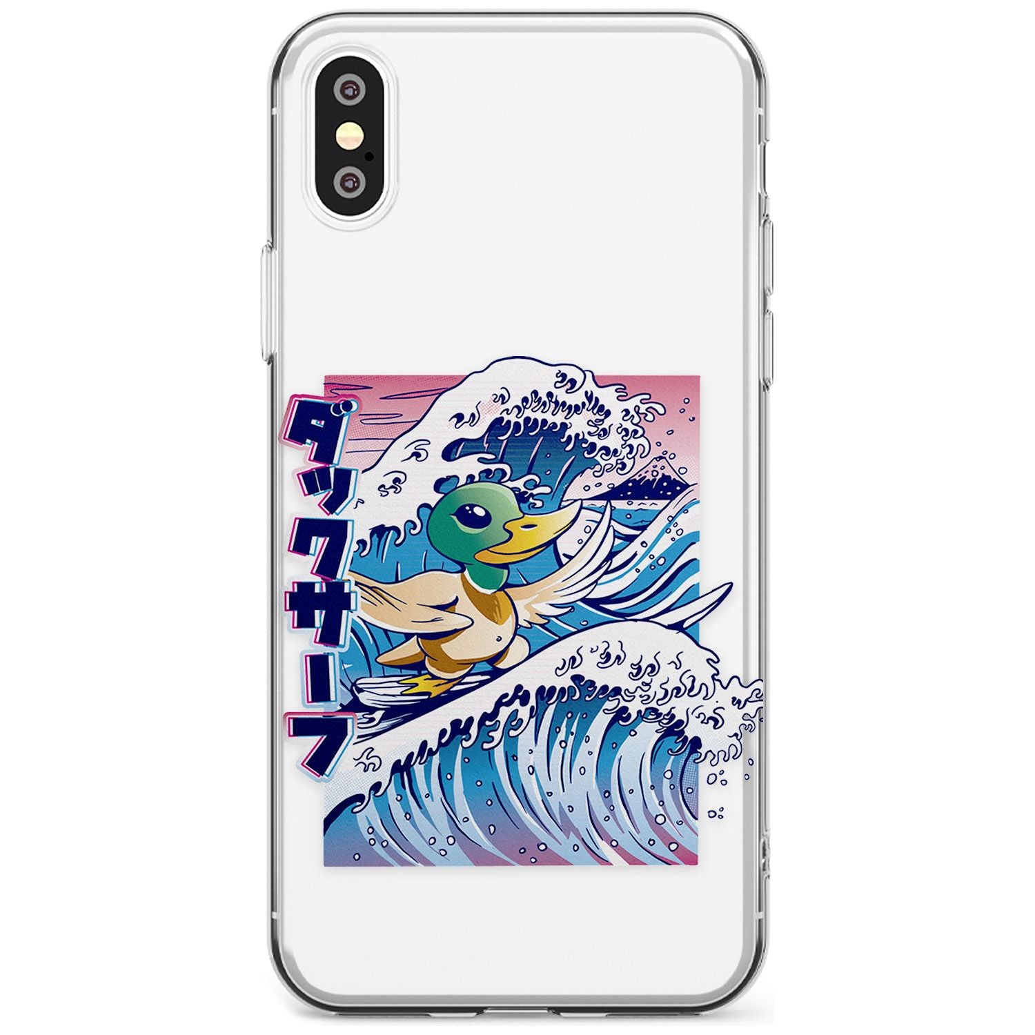 Duck Surf Slim TPU Phone Blanc Space X XS Max XR