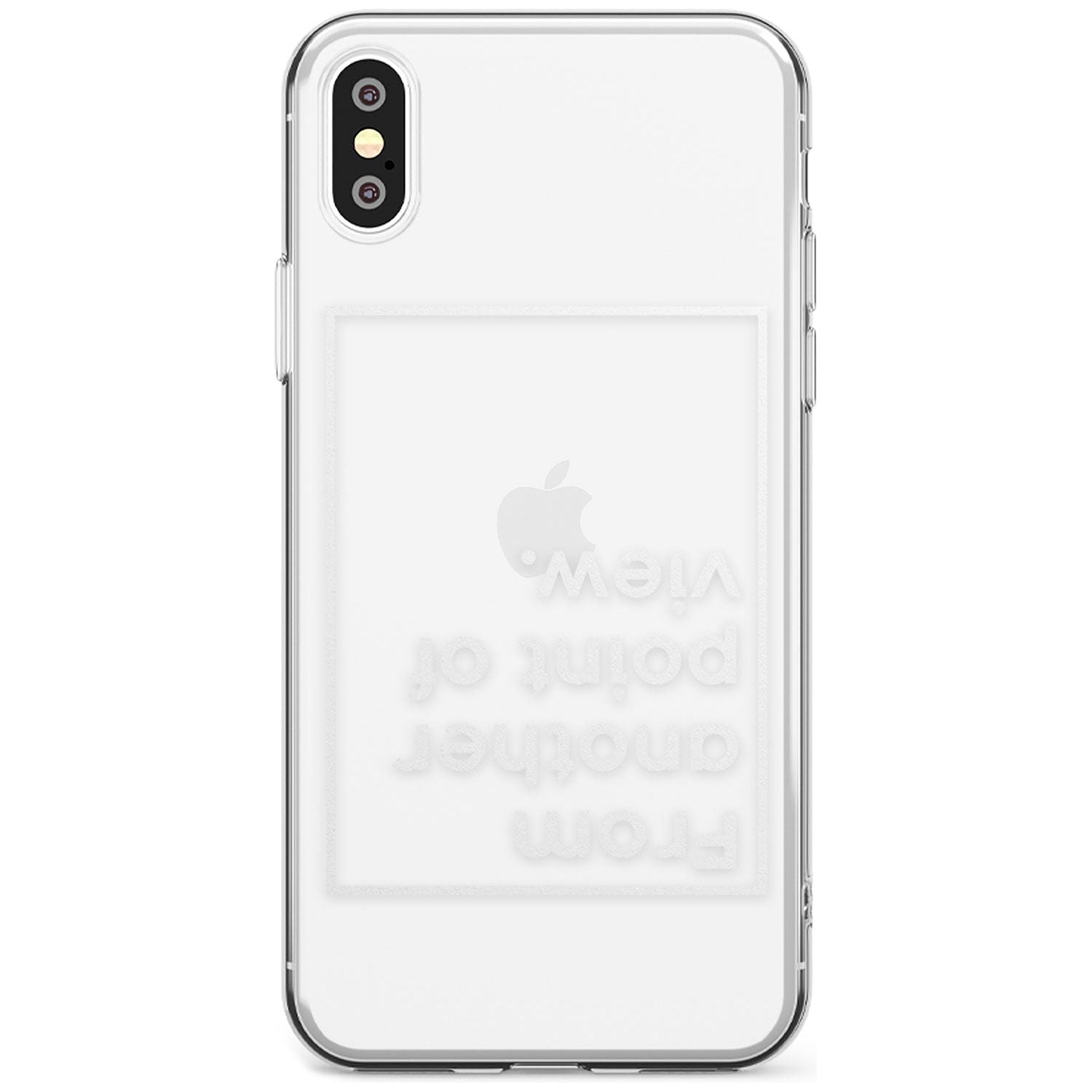 Another Point of View (White) Black Impact Phone Case for iPhone X XS Max XR