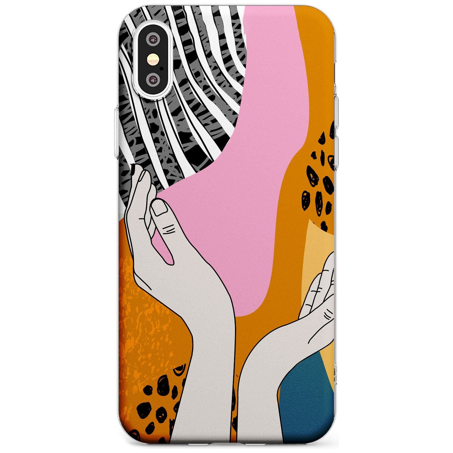 Catching Feels Black Impact Phone Case for iPhone X XS Max XR