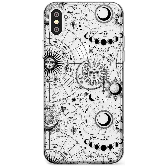 Suns, Moons, Zodiac Signs Astrological Slim TPU Phone Case Warehouse X XS Max XR