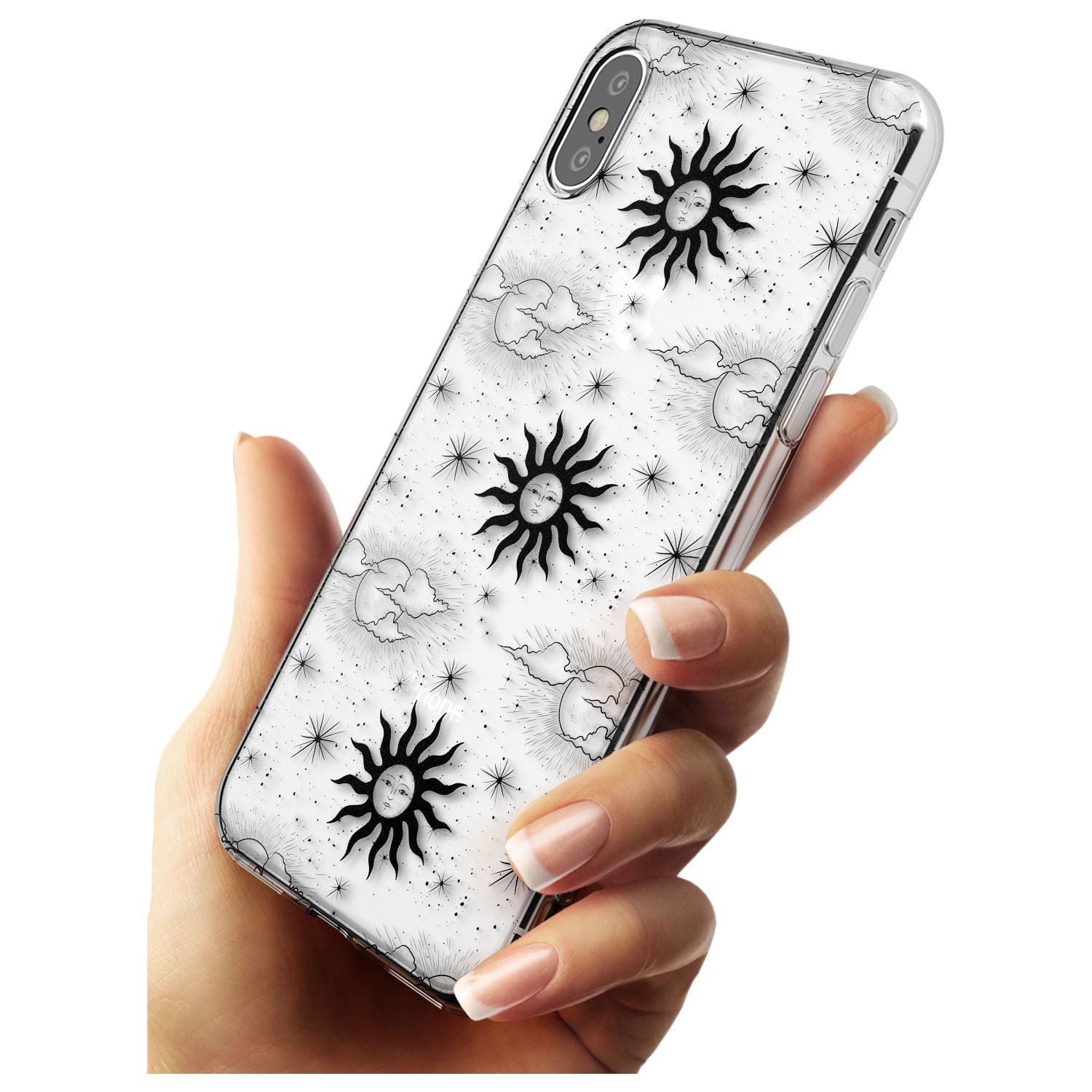 Suns & Clouds Vintage Astrological Slim TPU Phone Case Warehouse X XS Max XR