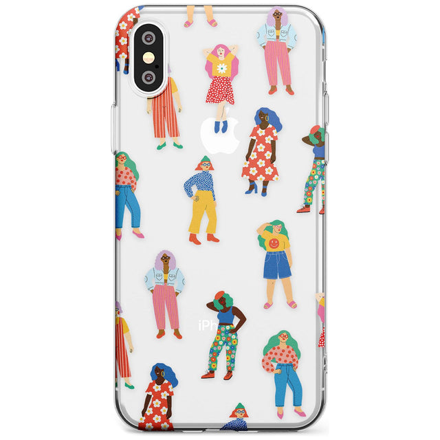 Girls Pattern Slim TPU Phone Case Warehouse X XS Max XR