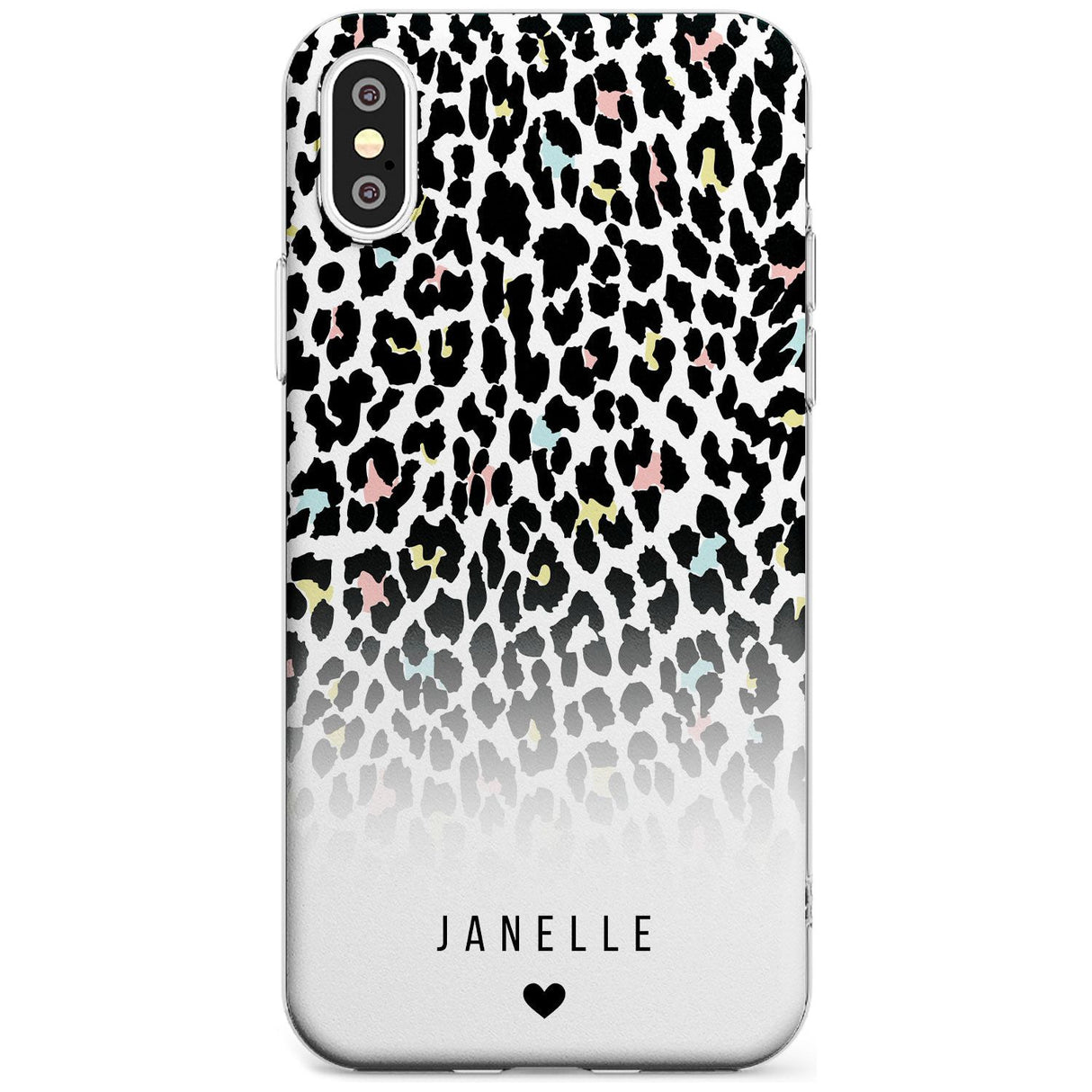 Custom Pastel Leopard Spots iPhone Case  Slim Case Custom Phone Case - Case Warehouse