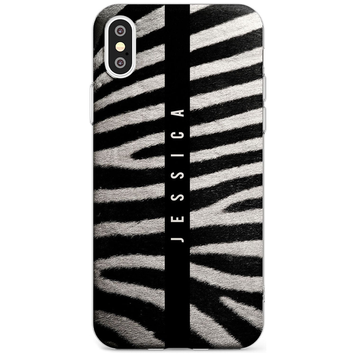 Zebra Print iPhone Case  Slim Case Custom Phone Case - Case Warehouse