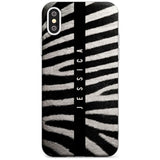 Zebra Print iPhone Case  Slim Case Custom Phone Case - Case Warehouse