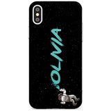 Graffiti Astronaut Black Impact Phone Case for iPhone X XS Max XR