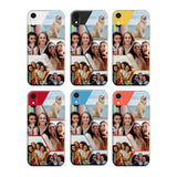 Personalised Heart Photo Grid Phone Case for iPhone X XS Max XR