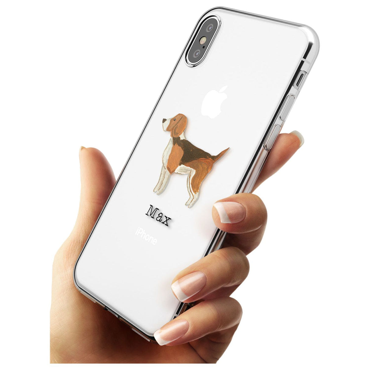 Hand Painted Beagle Slim TPU Phone Case Warehouse X XS Max XR