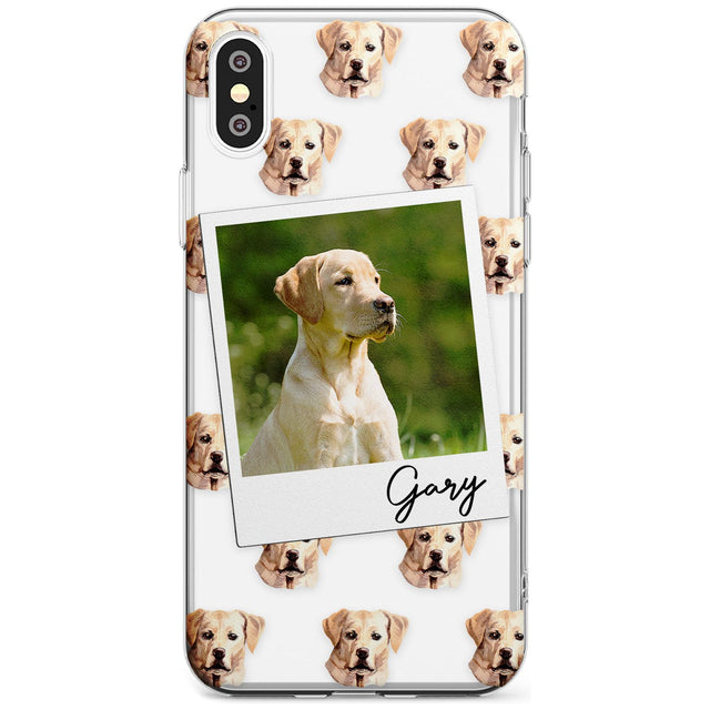 Labrador, Tan - Custom Dog Photo Black Impact Phone Case for iPhone X XS Max XR