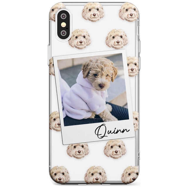 Cockapoo, Cream - Custom Dog Photo Black Impact Phone Case for iPhone X XS Max XR