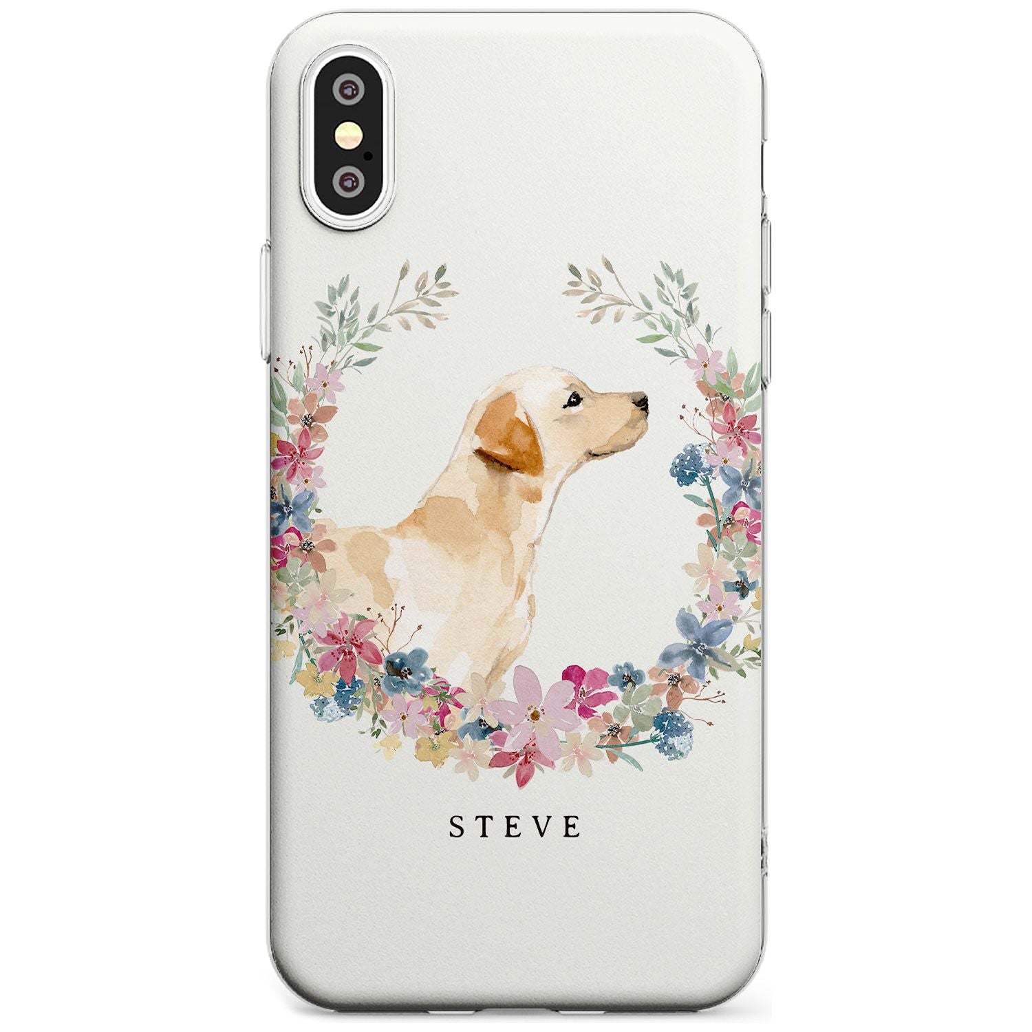 Yellow Labrador - Watercolour Dog Portrait Slim TPU Phone Case Warehouse X XS Max XR