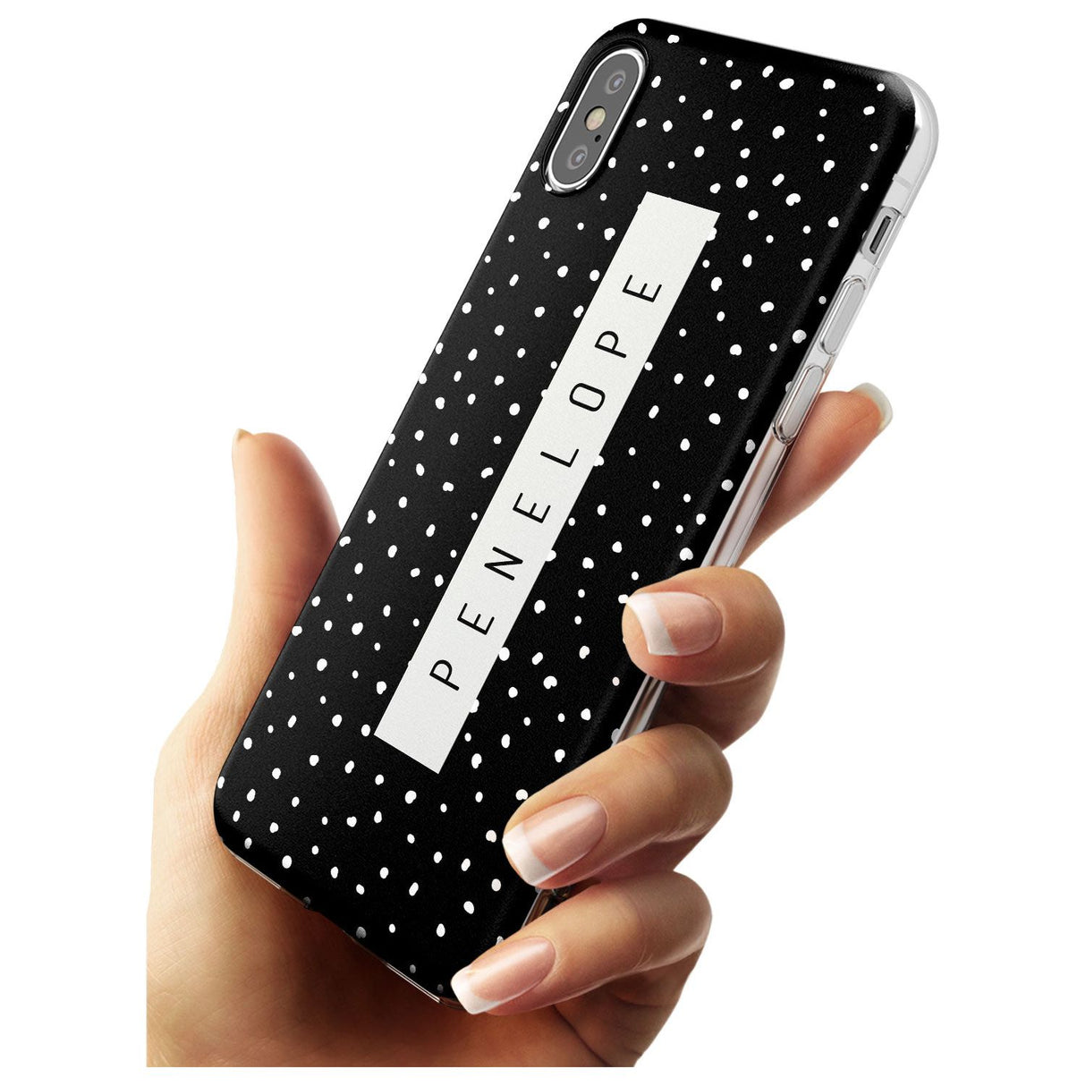 Custom Black Dots iPhone Case   Custom Phone Case - Case Warehouse