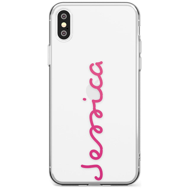 Personalised Summer Name Slim TPU Phone Blanc Space X XS Max XR