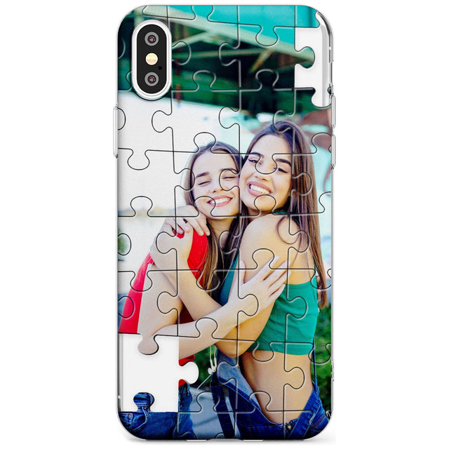 Personalised Jigsaw Puzzle Photo Slim TPU Phone Blanc Space X XS Max XR