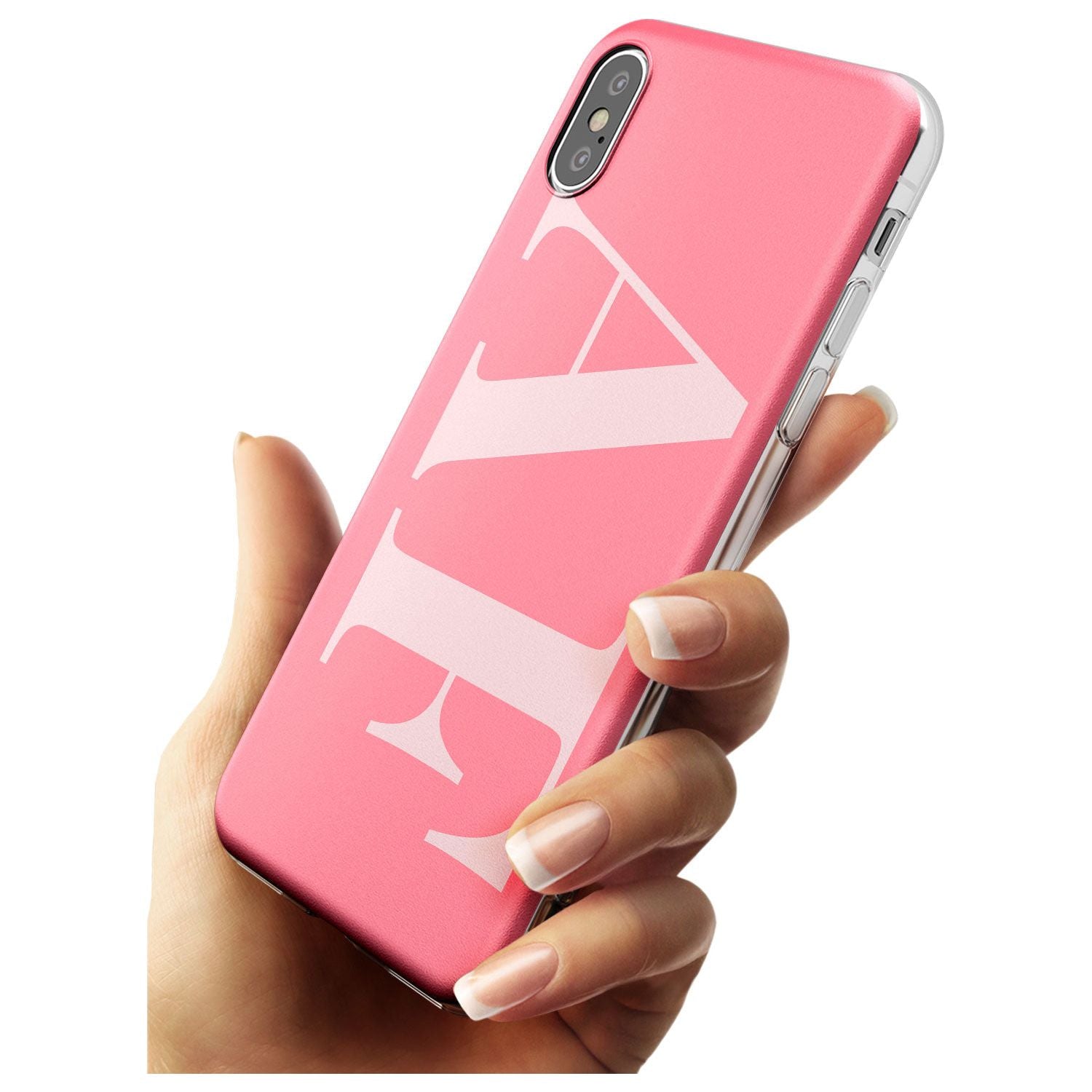 Light & Dark Pink Personalised iPhone Case   Custom Phone Case - Case Warehouse