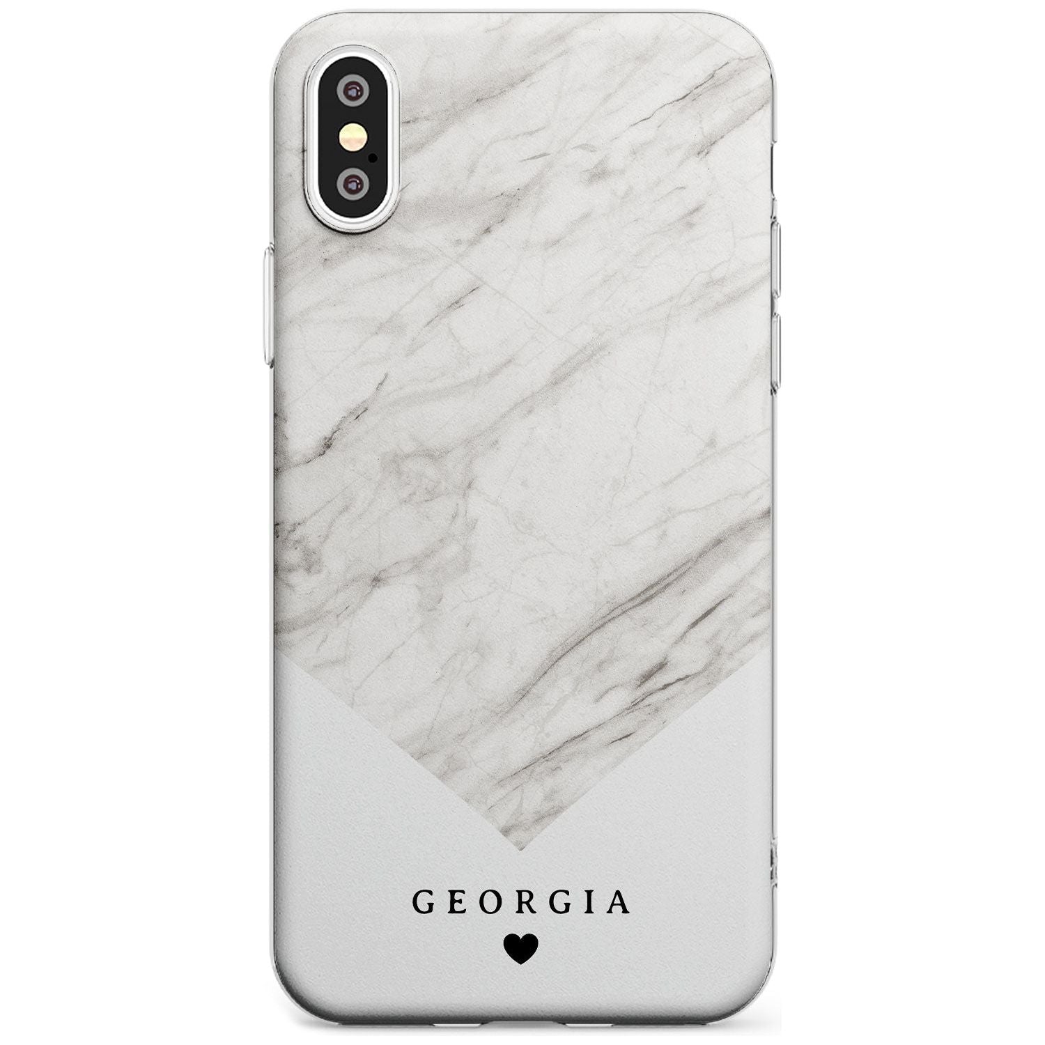White Marble iPhone Case  Slim Case Custom Phone Case - Case Warehouse