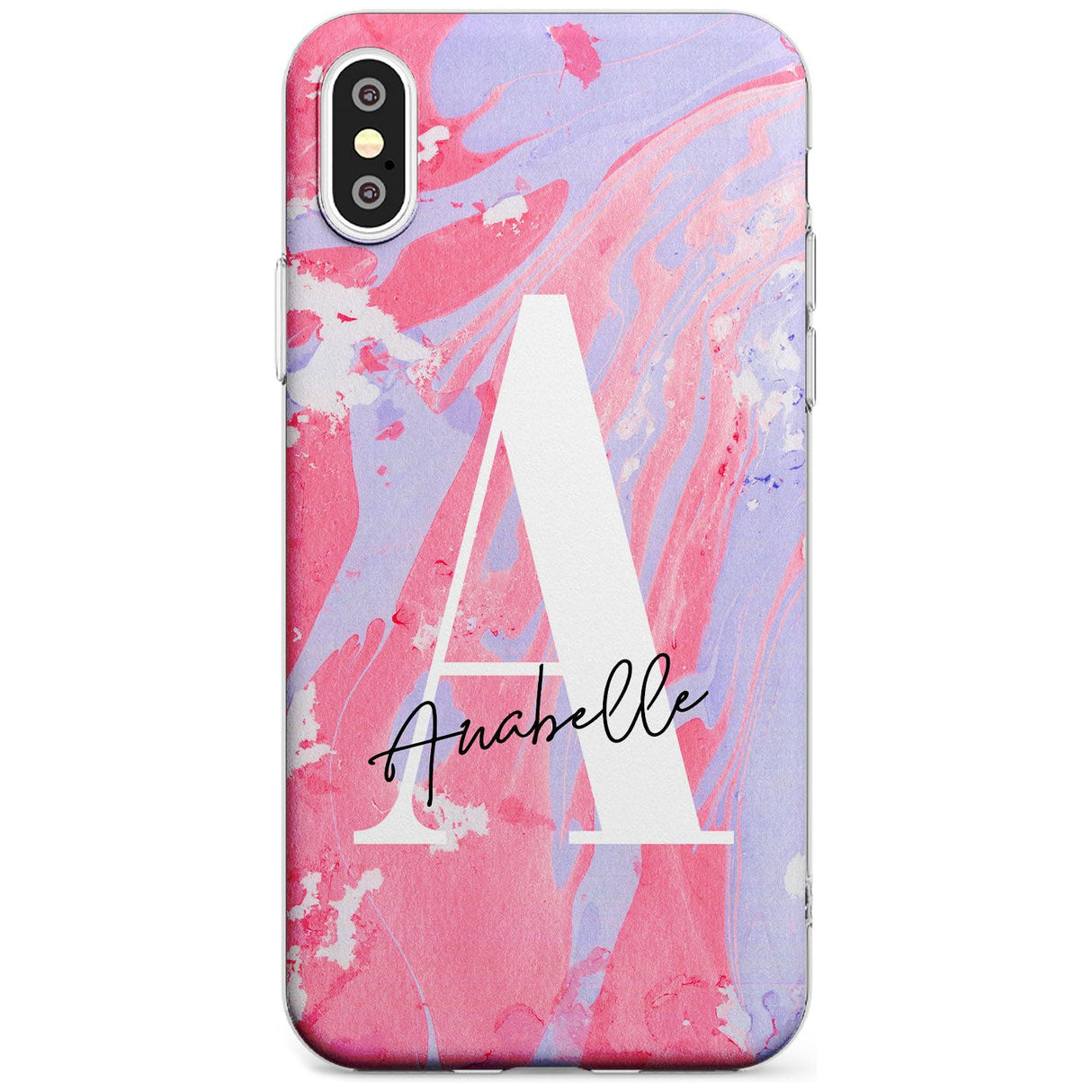 Pink & Purple - Custom Marble iPhone Case  Slim Case Custom Phone Case - Case Warehouse