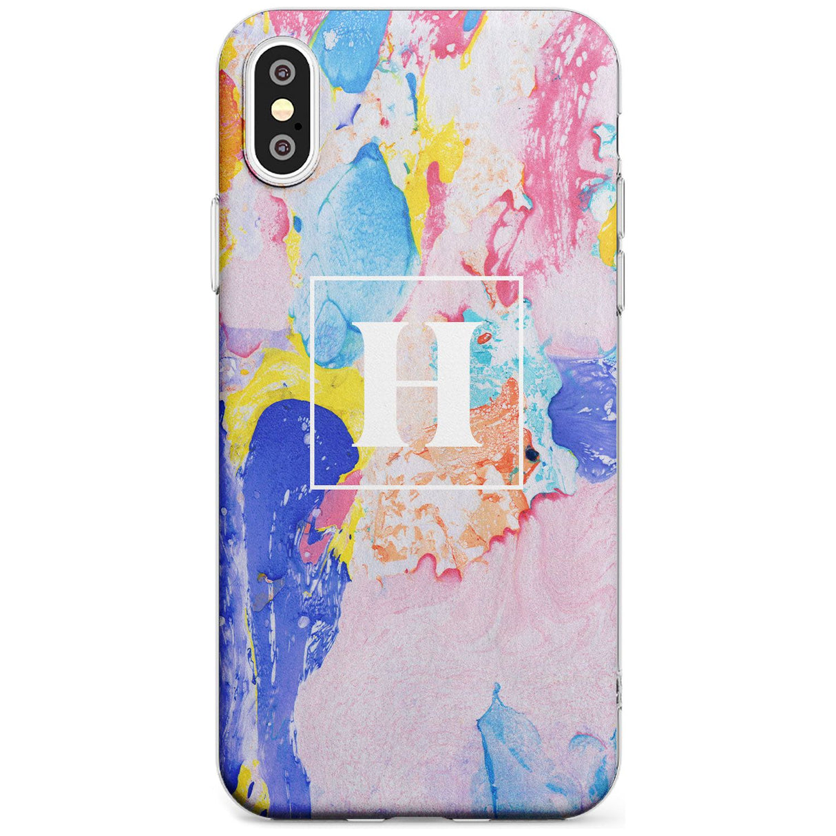 Mixed Pastels Custom Marbled Paper Slim TPU Phone Case Warehouse X XS Max XR