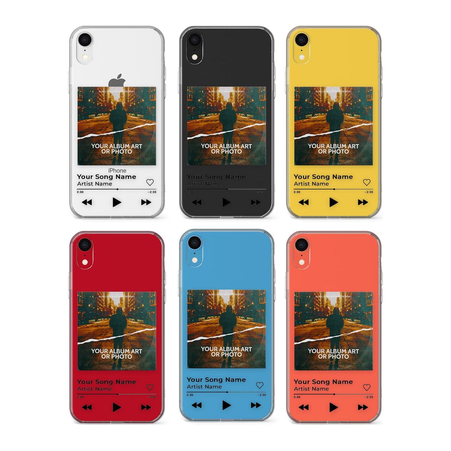 Personalised Album Art Phone Case for iPhone X XS Max XR