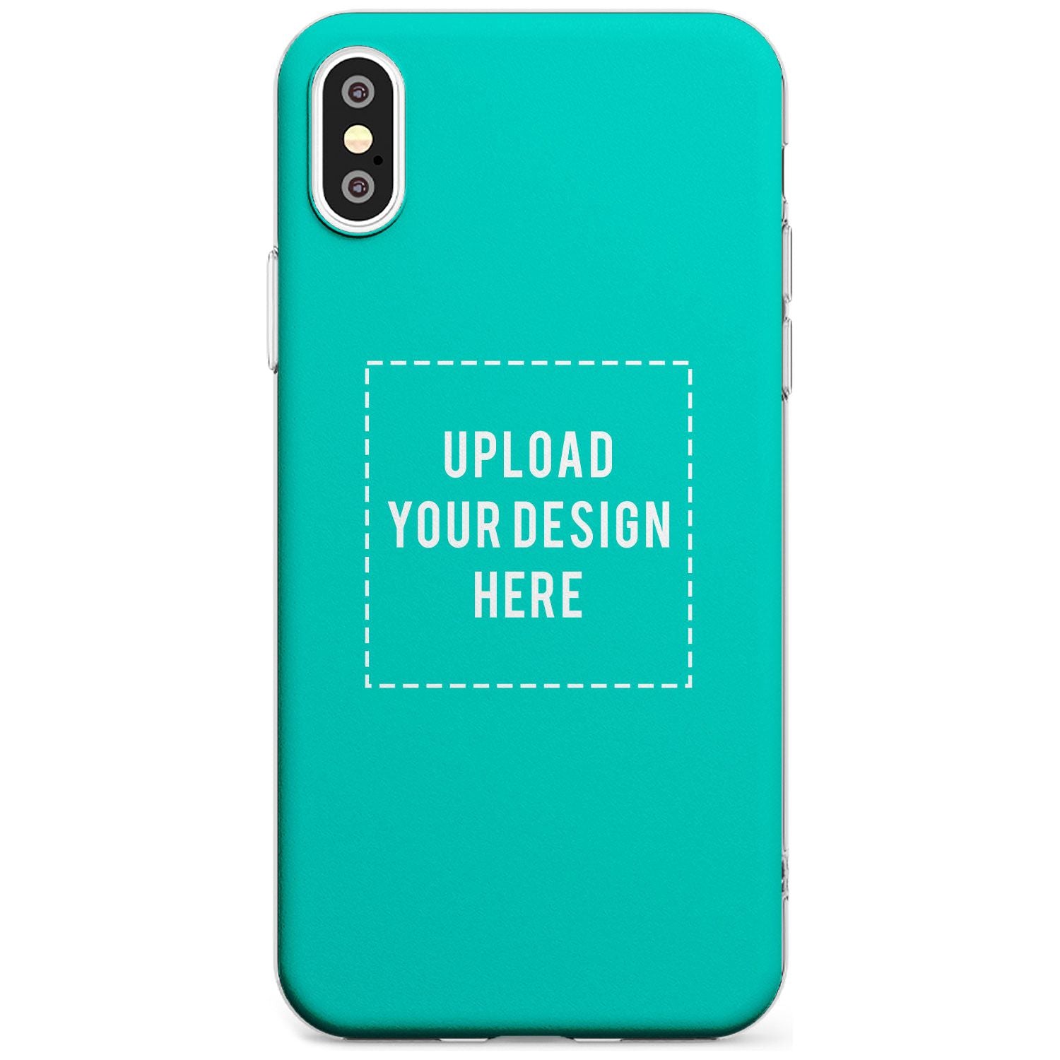 Personalised Your Own Design Slim TPU Phone Blanc Space X XS Max XR