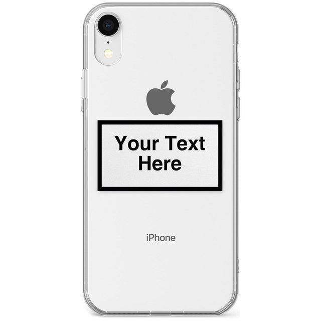 Personalised Create your own Warning Label Phone Case for iPhone X XS Max XR