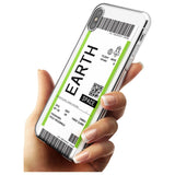 Earth Custom Space Travel Ticket iPhone Case   Custom Phone Case - Case Warehouse