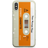 Classic Cassette Black Impact Phone Case for iPhone X XS Max XR