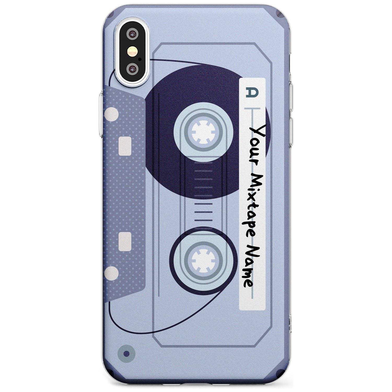 Industrial Mixtape Black Impact Phone Case for iPhone X XS Max XR