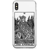 The Empress Tarot Card - Transparent Black Impact Phone Case for iPhone X XS Max XR