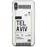 Tel Aviv Boarding Pass iPhone Case  Slim Case Custom Phone Case - Case Warehouse