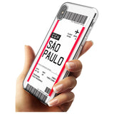 São Paulo Boarding Pass iPhone Case   Custom Phone Case - Case Warehouse