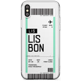 Lisbon Boarding Pass iPhone Case  Slim Case Custom Phone Case - Case Warehouse