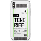 Tenerife Boarding Pass iPhone Case  Slim Case Custom Phone Case - Case Warehouse