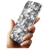 Dark Grey Cat Camouflage Pattern iPhone Case   Phone Case - Case Warehouse