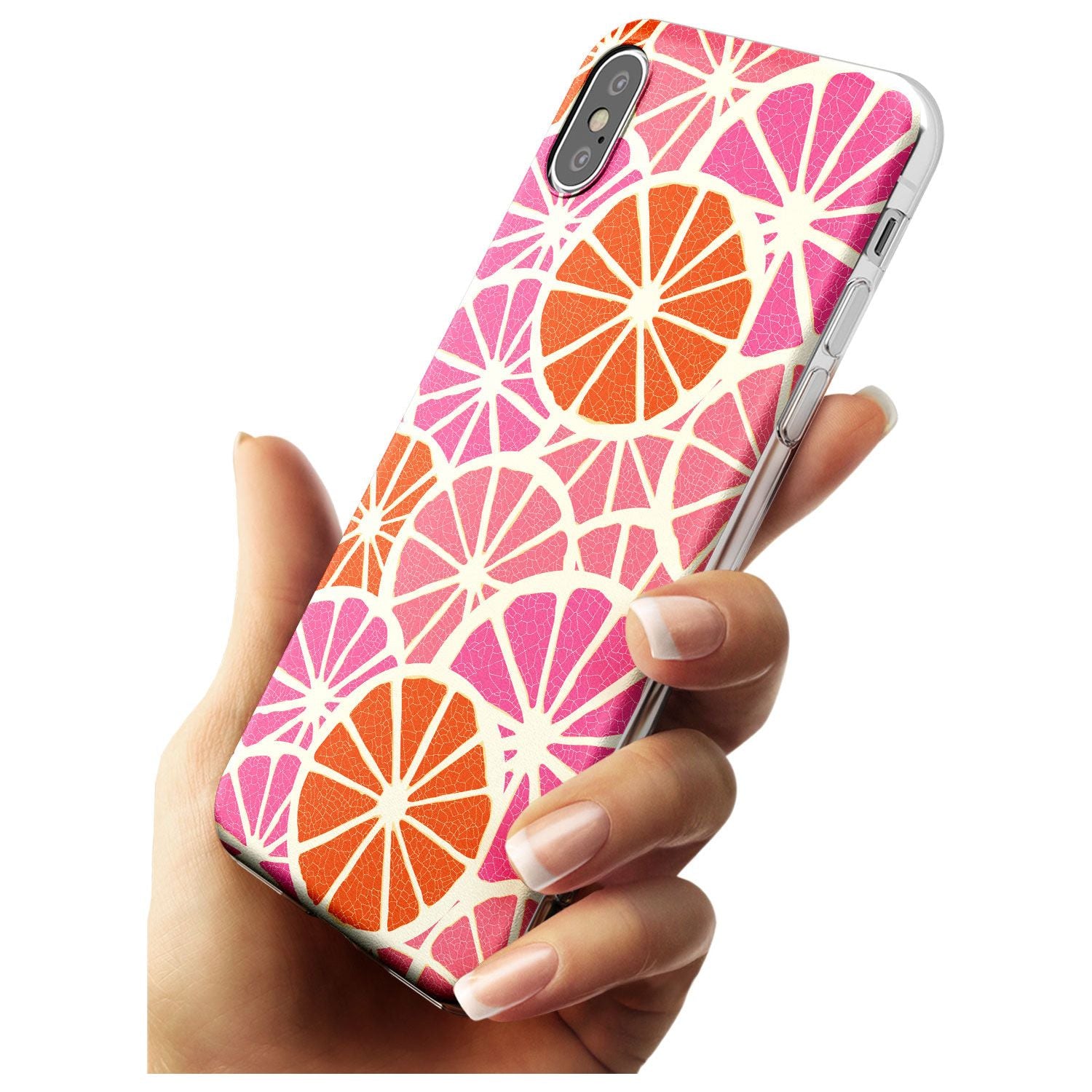Citrus Slices Black Impact Phone Case for iPhone X XS Max XR