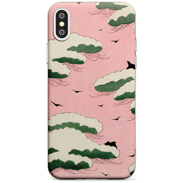 Japanese Pink Sky by Watanabe Seitei Black Impact Phone Case for iPhone X XS Max XR