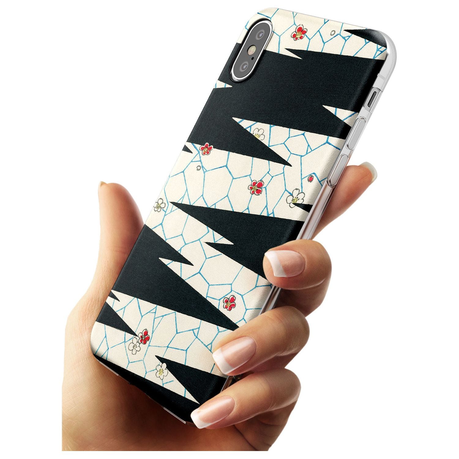 Japanese Flowers by Bijutsu Sekai Black Impact Phone Case for iPhone X XS Max XR