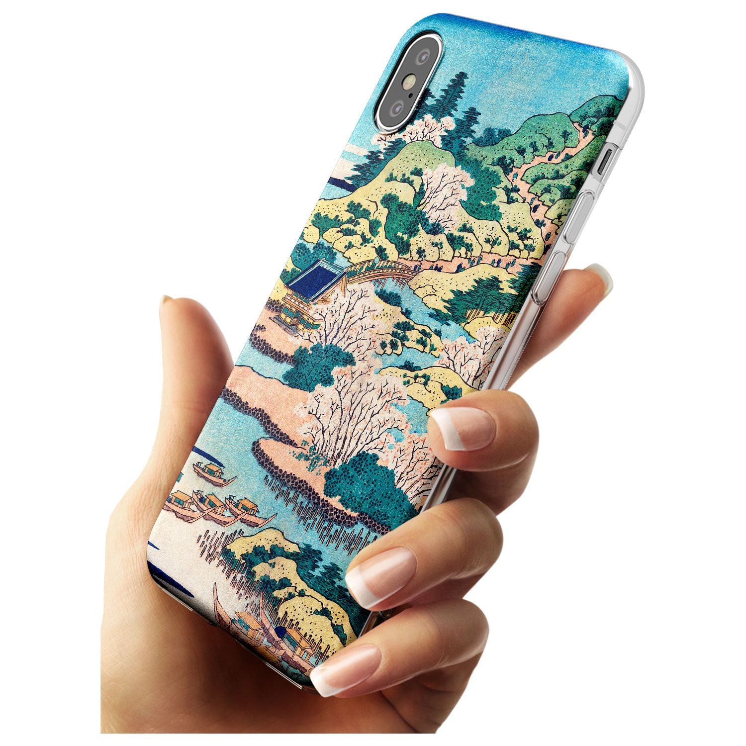 Coastal Community by Katsushika Hokusai  Black Impact Phone Case for iPhone X XS Max XR