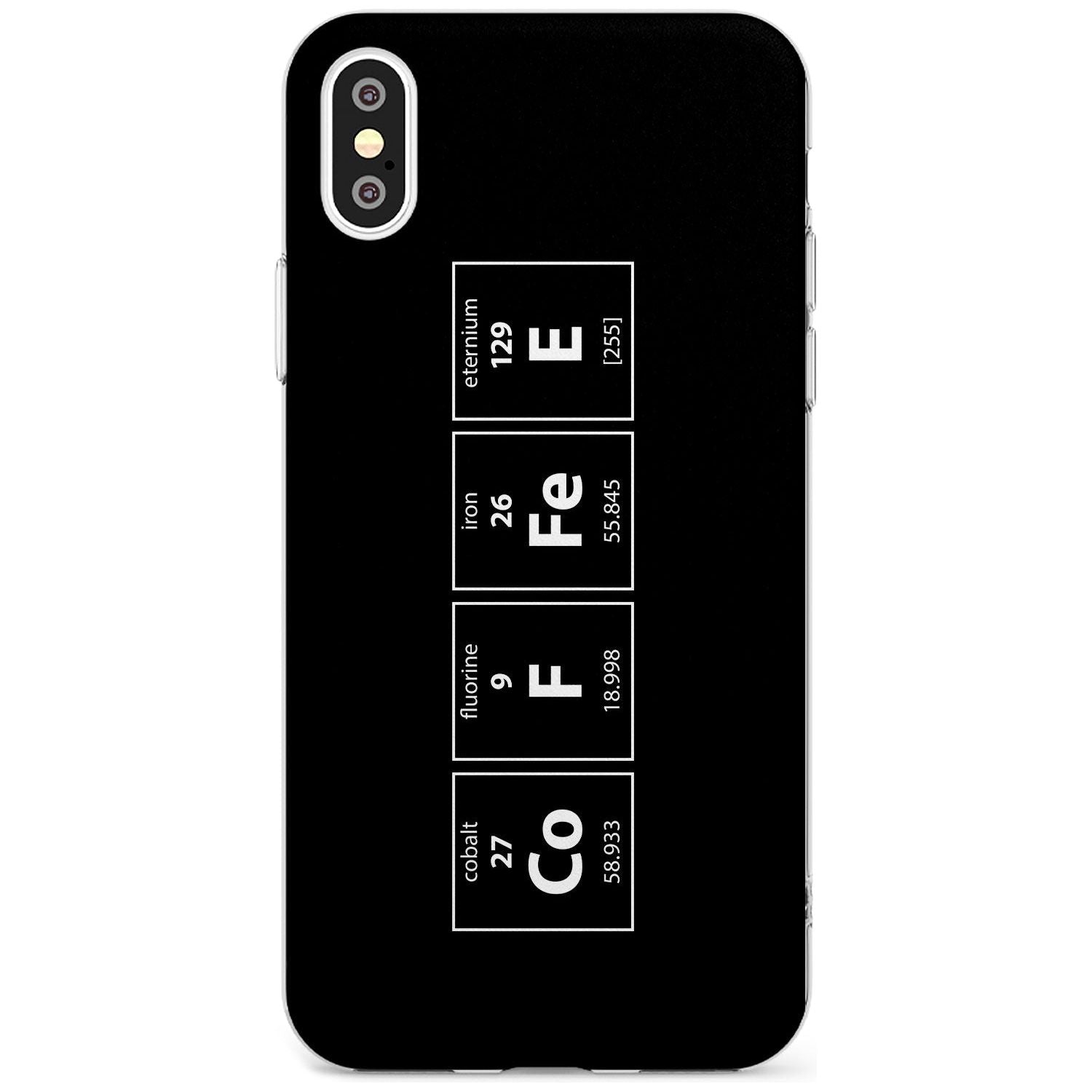 Coffee Element (Black) Slim TPU Phone Case Warehouse X XS Max XR