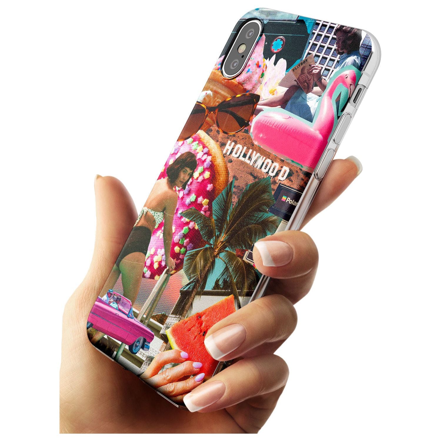 Vintage Collage: Hollywood Mix Slim TPU Phone Case Warehouse X XS Max XR