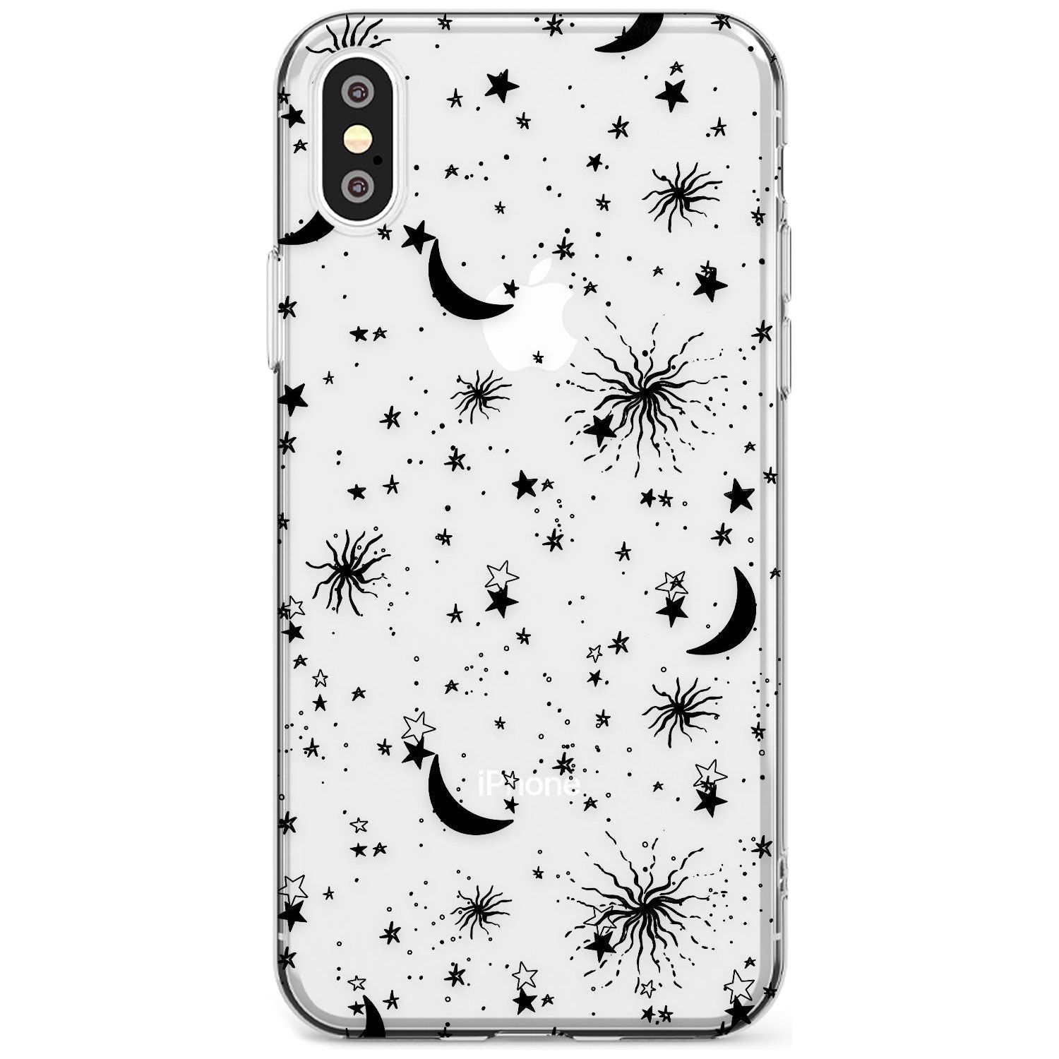 Moons & Stars Slim TPU Phone Case Warehouse X XS Max XR